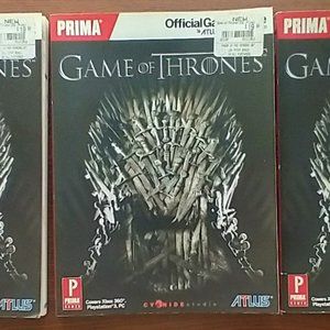 Game of Thrones Official Game Guide Prima Xbox 360 Playstation 3 New PC Searle